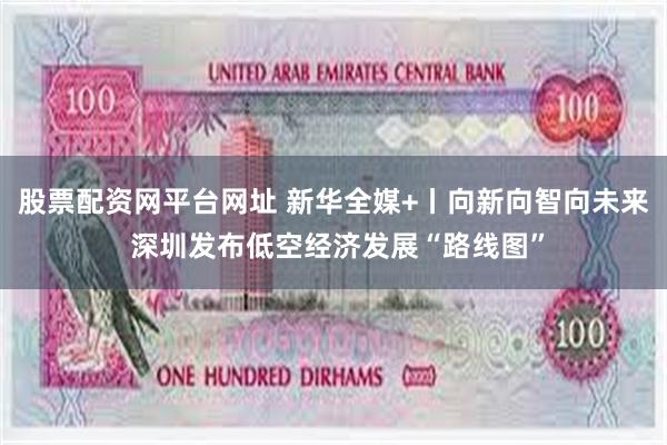 股票配资网平台网址 新华全媒+丨向新向智向未来 深圳发布低空经济发展“路线图”