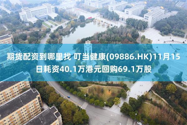 期货配资到哪里找 叮当健康(09886.HK)11月15日耗资40.1万港元回购69.1万股