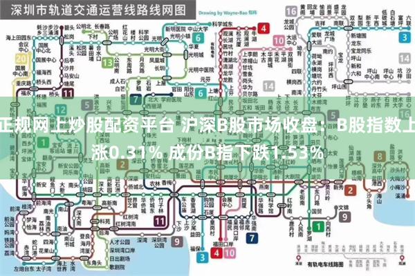 正规网上炒股配资平台 沪深B股市场收盘：B股指数上涨0.31% 成份B指下跌1.53%